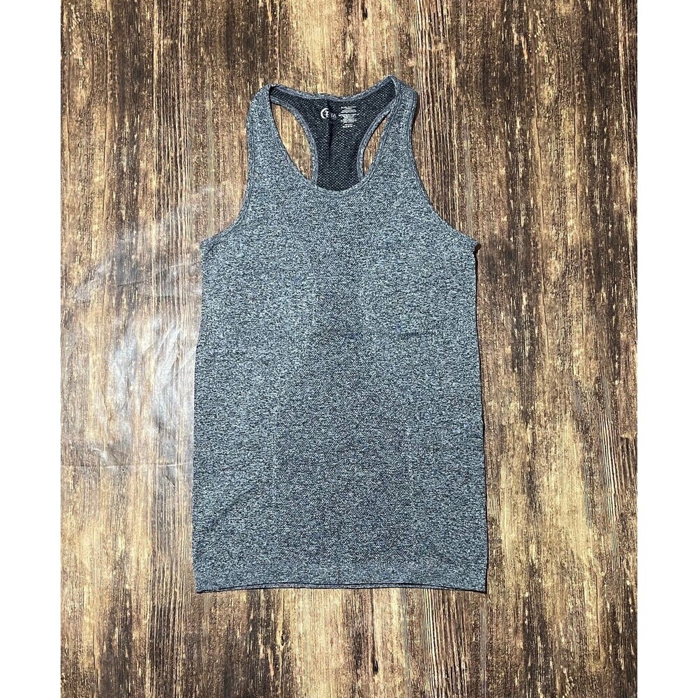 Zyia Active Tank Top Racerback Heather Gray size XS